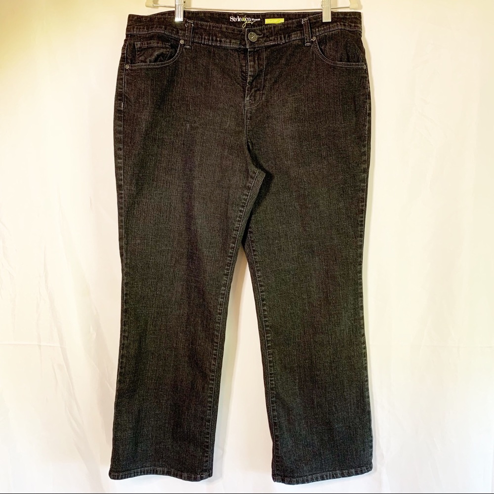Style and Co size 16W Petite straight leg black